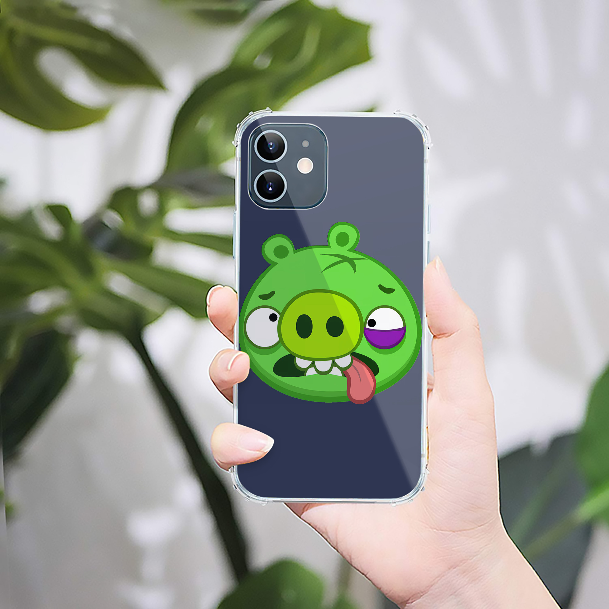 （画像用） Angry Birds アングリーバード 【iPhone 12シリーズ対応】透明スマホケース（クリアソフトケース）